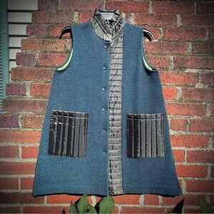 Terra by SJ Apparel Quilted Tunic Jacket Vest (S)